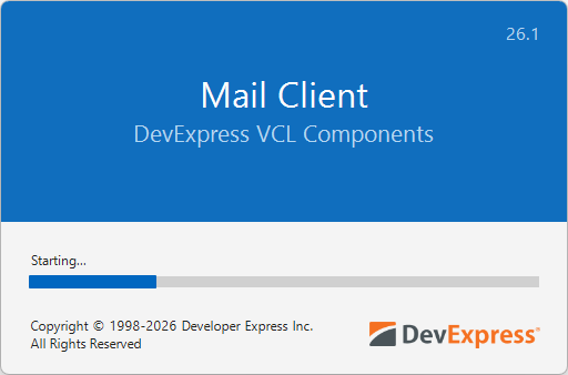 VCL Splash Form Manager - Splash Screen Example - VCL Components, DevExpress
