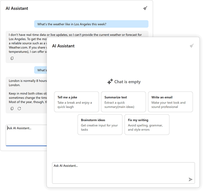 Fluent UI - WPF AI Chat Control, DevExpress