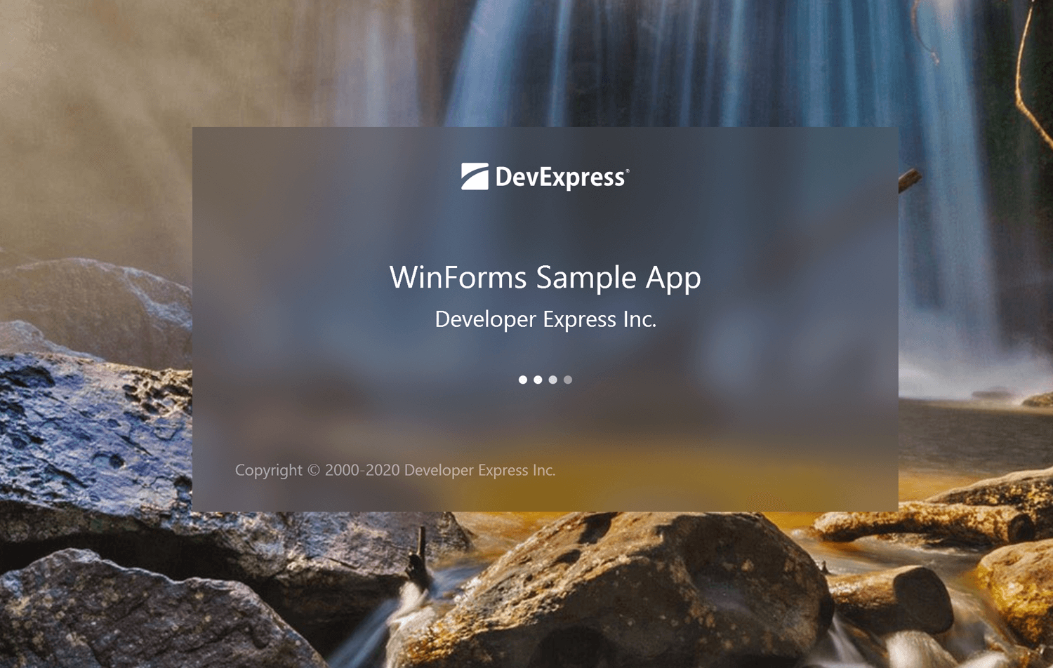 Splash Screen for WinForms, DevExpress